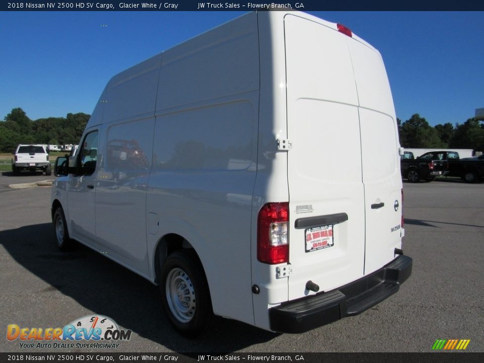 2018 Nissan NV 2500 HD SV Cargo Glacier White / Gray Photo #3