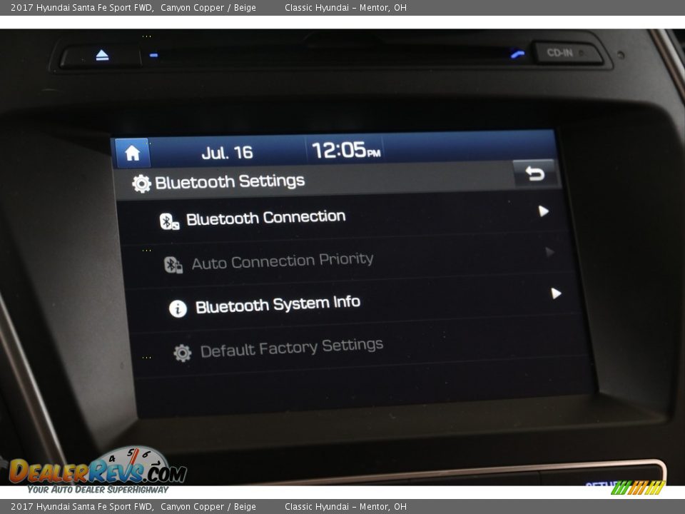 2017 Hyundai Santa Fe Sport FWD Canyon Copper / Beige Photo #11