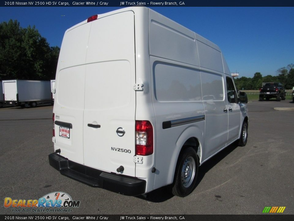 2018 Nissan NV 2500 HD SV Cargo Glacier White / Gray Photo #5