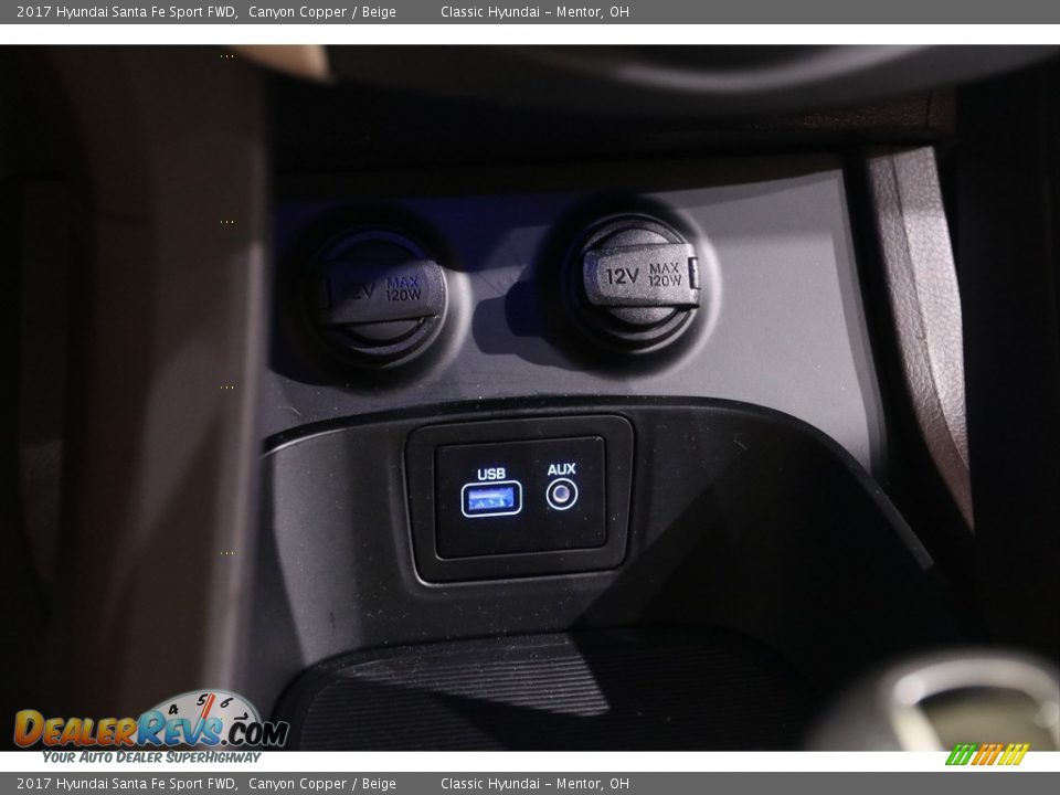 2017 Hyundai Santa Fe Sport FWD Canyon Copper / Beige Photo #13