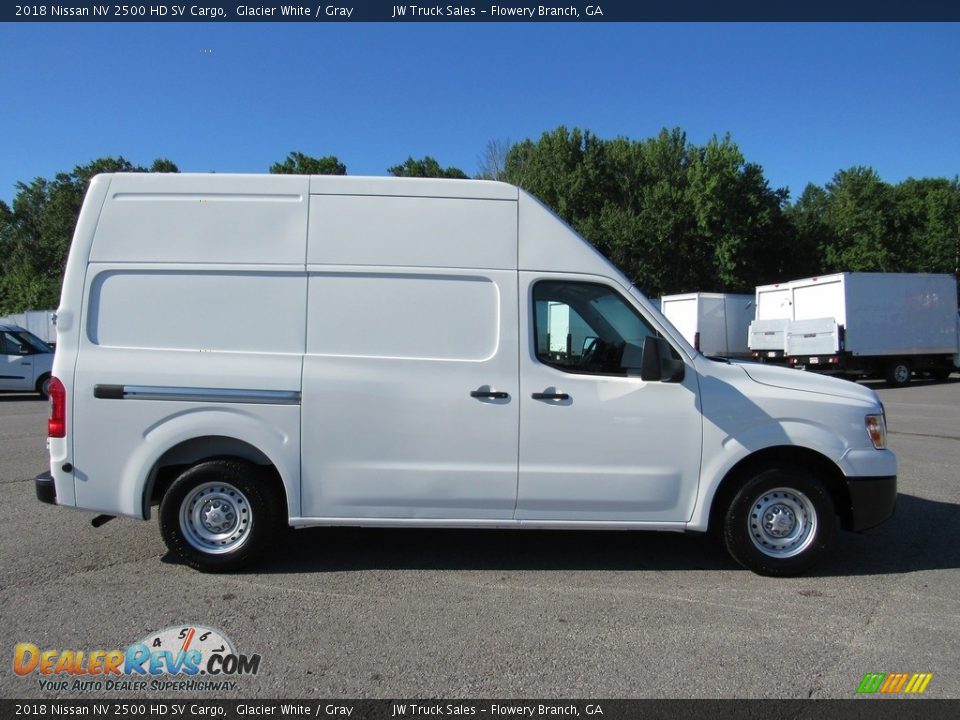 2018 Nissan NV 2500 HD SV Cargo Glacier White / Gray Photo #6