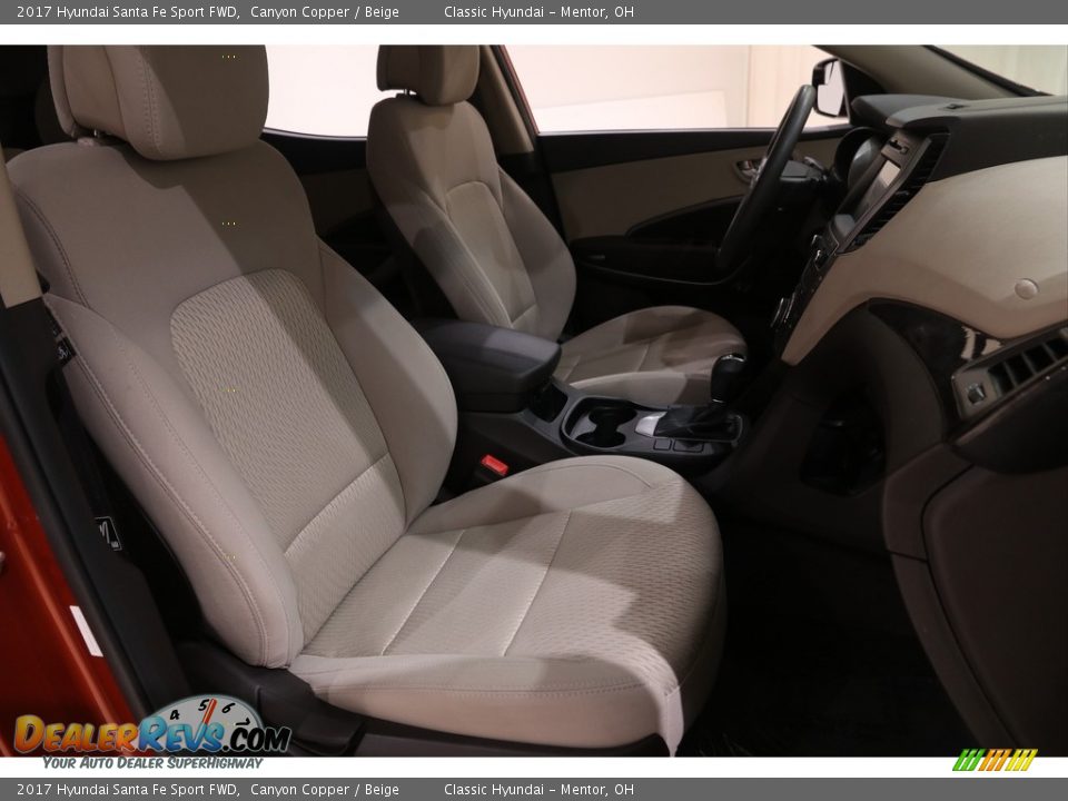 2017 Hyundai Santa Fe Sport FWD Canyon Copper / Beige Photo #14