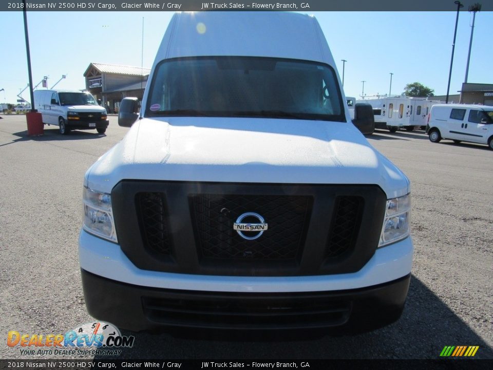 2018 Nissan NV 2500 HD SV Cargo Glacier White / Gray Photo #8