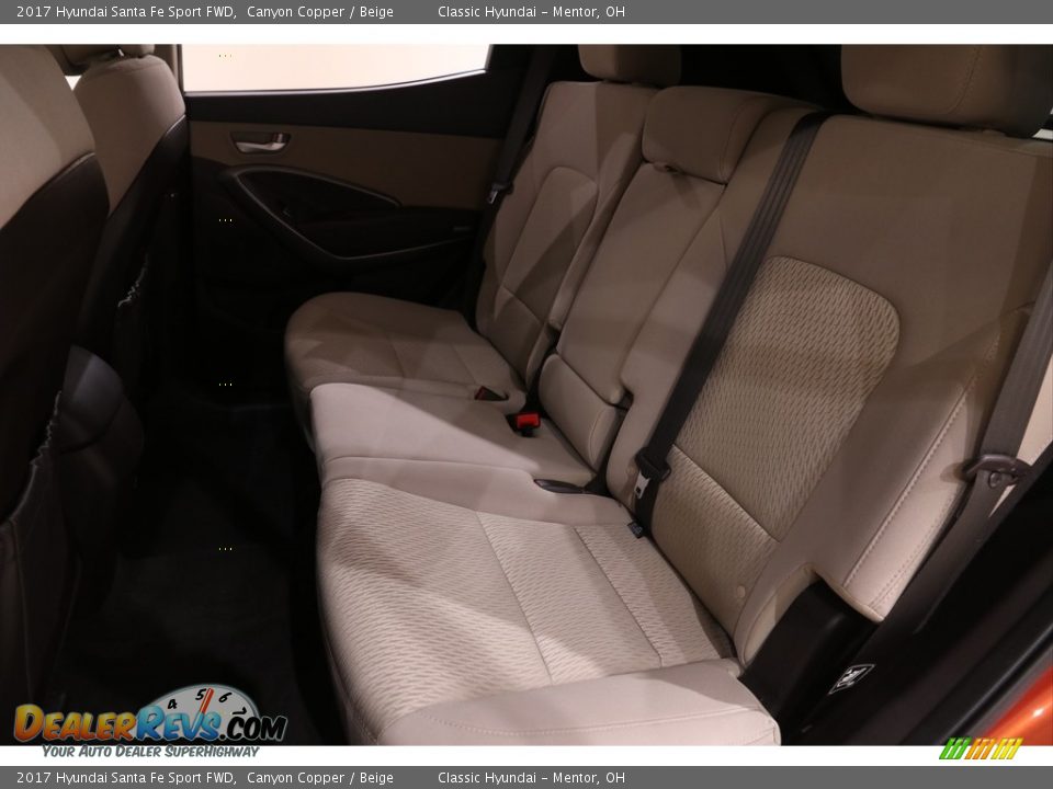 2017 Hyundai Santa Fe Sport FWD Canyon Copper / Beige Photo #16