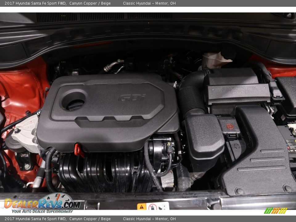 2017 Hyundai Santa Fe Sport FWD Canyon Copper / Beige Photo #18