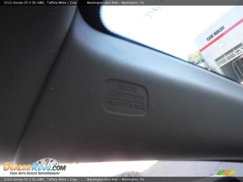 2010 Honda CR-V EX AWD Taffeta White / Gray Photo #22