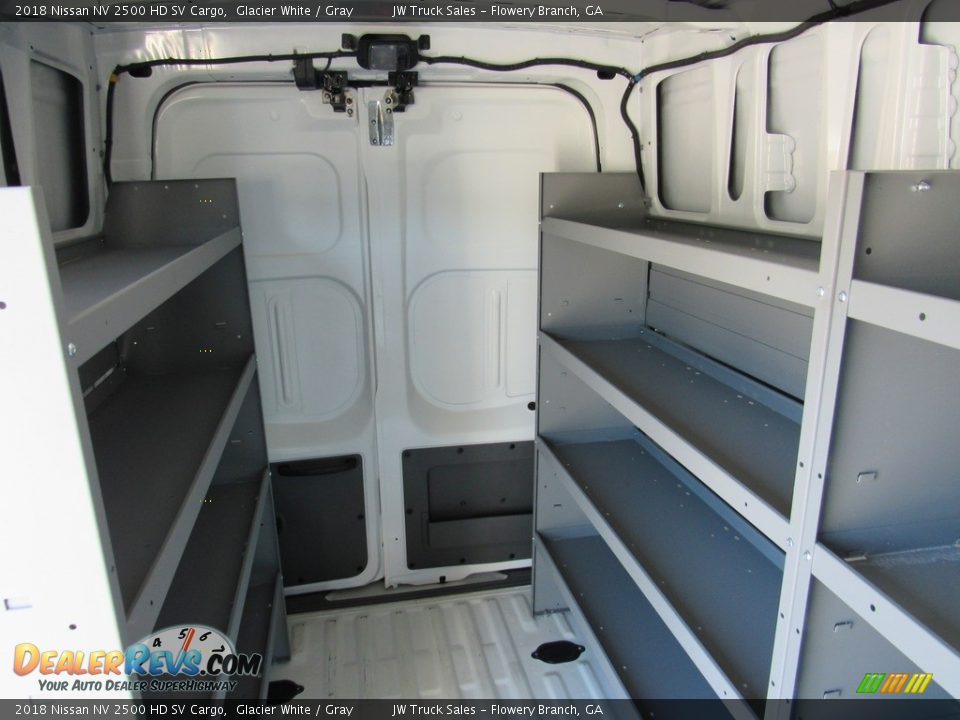 2018 Nissan NV 2500 HD SV Cargo Glacier White / Gray Photo #17