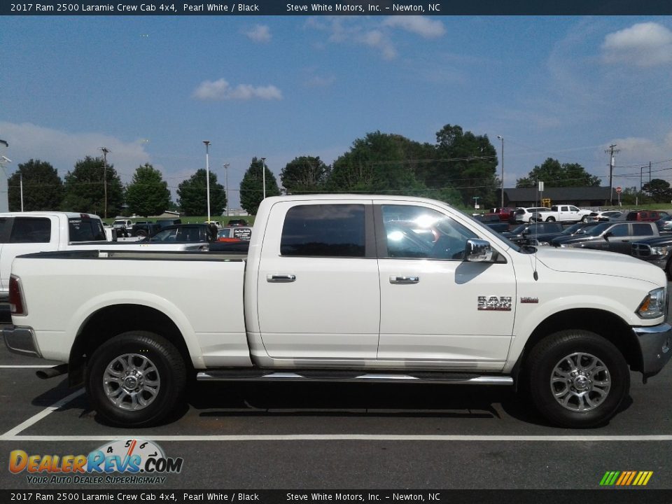 2017 Ram 2500 Laramie Crew Cab 4x4 Pearl White / Black Photo #2