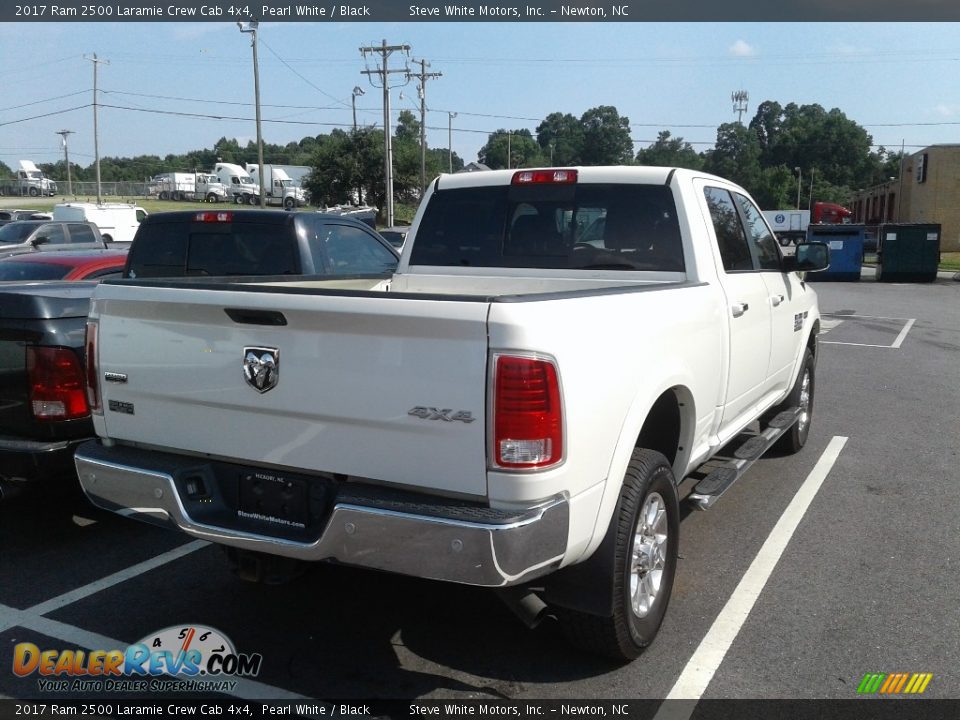 2017 Ram 2500 Laramie Crew Cab 4x4 Pearl White / Black Photo #5