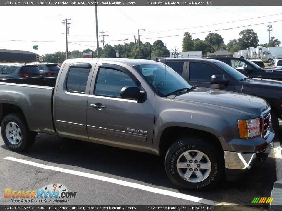 2012 GMC Sierra 1500 SLE Extended Cab 4x4 Mocha Steel Metallic / Ebony Photo #1