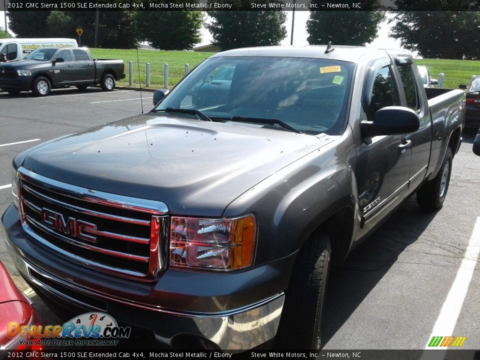 2012 GMC Sierra 1500 SLE Extended Cab 4x4 Mocha Steel Metallic / Ebony Photo #2