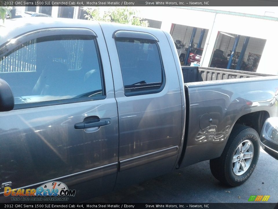 2012 GMC Sierra 1500 SLE Extended Cab 4x4 Mocha Steel Metallic / Ebony Photo #4