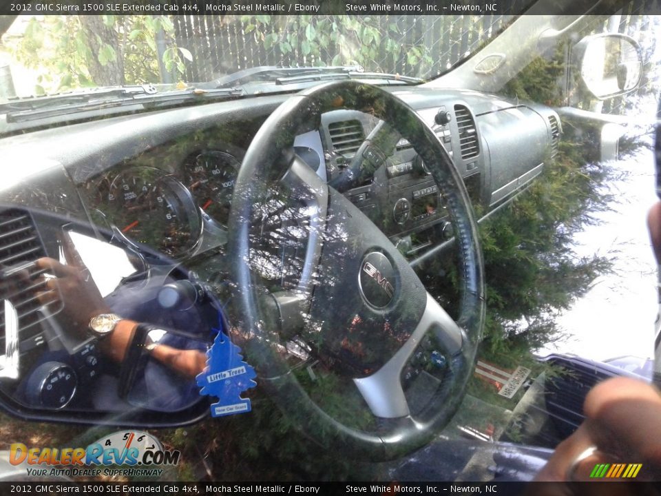 2012 GMC Sierra 1500 SLE Extended Cab 4x4 Mocha Steel Metallic / Ebony Photo #6