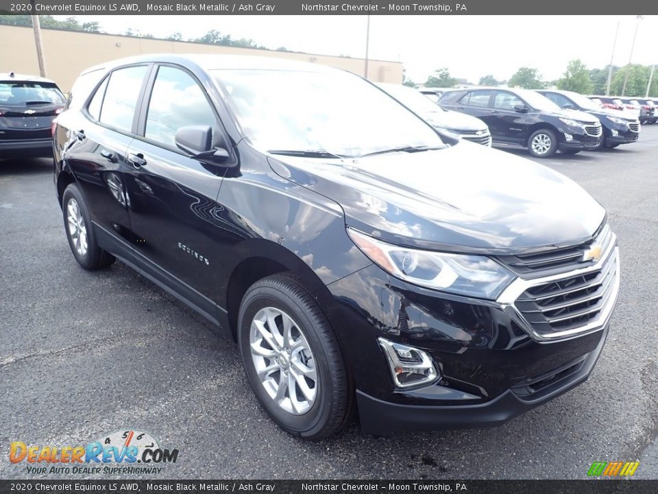 2020 Chevrolet Equinox LS AWD Mosaic Black Metallic / Ash Gray Photo #8