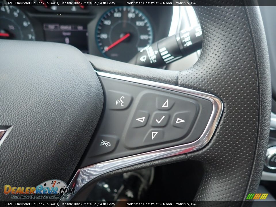 2020 Chevrolet Equinox LS AWD Mosaic Black Metallic / Ash Gray Photo #18