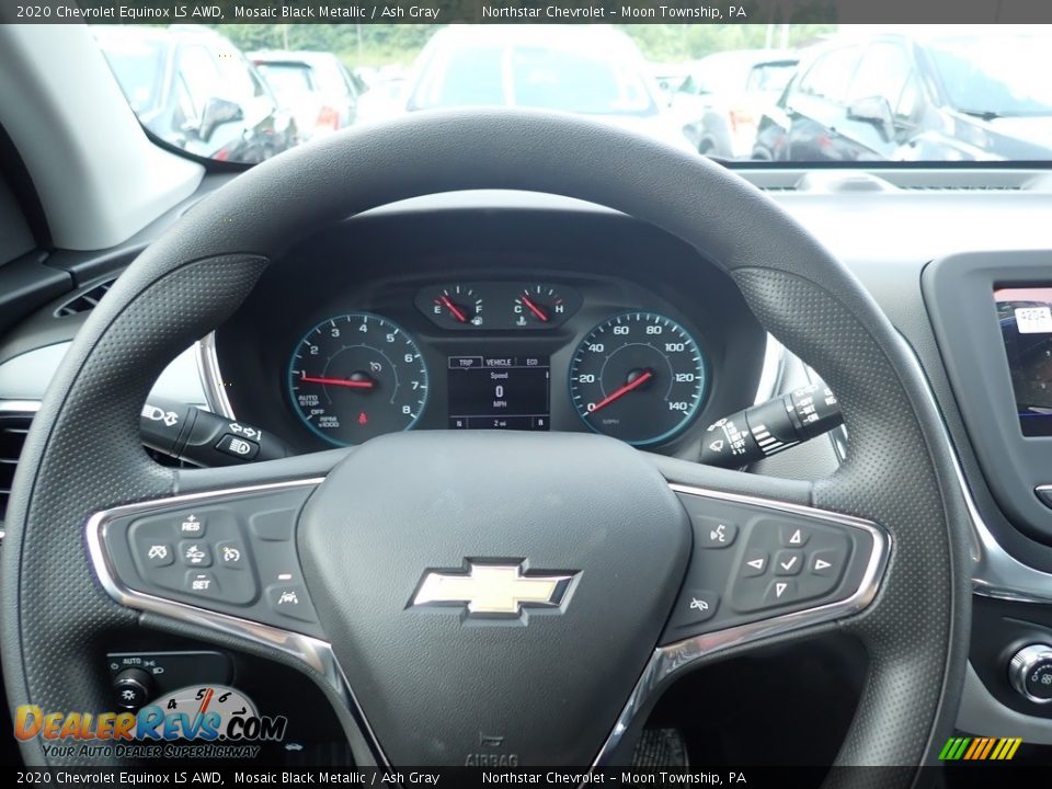 2020 Chevrolet Equinox LS AWD Mosaic Black Metallic / Ash Gray Photo #20