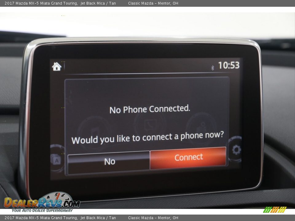 2017 Mazda MX-5 Miata Grand Touring Jet Black Mica / Tan Photo #12