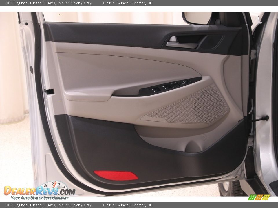 2017 Hyundai Tucson SE AWD Molten Silver / Gray Photo #4