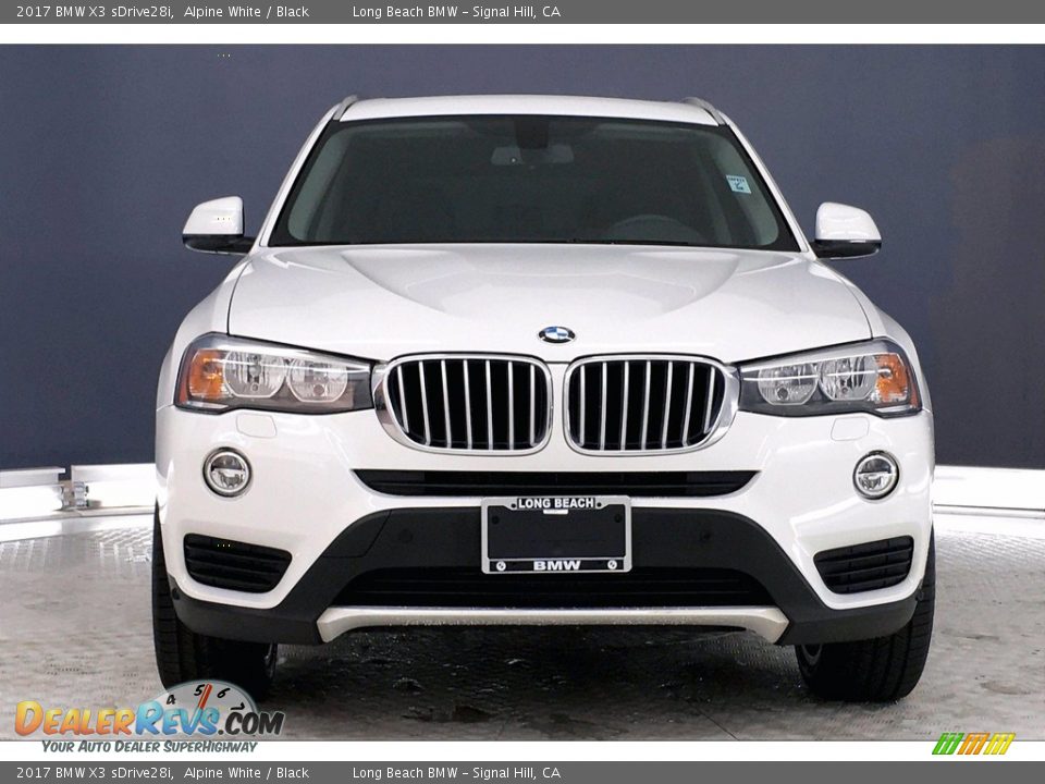 2017 BMW X3 sDrive28i Alpine White / Black Photo #2