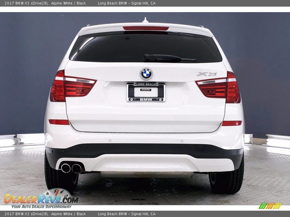 2017 BMW X3 sDrive28i Alpine White / Black Photo #3