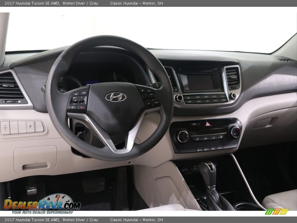 2017 Hyundai Tucson SE AWD Molten Silver / Gray Photo #6
