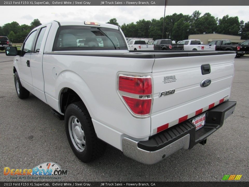 2013 Ford F150 XL SuperCab Oxford White / Steel Gray Photo #3