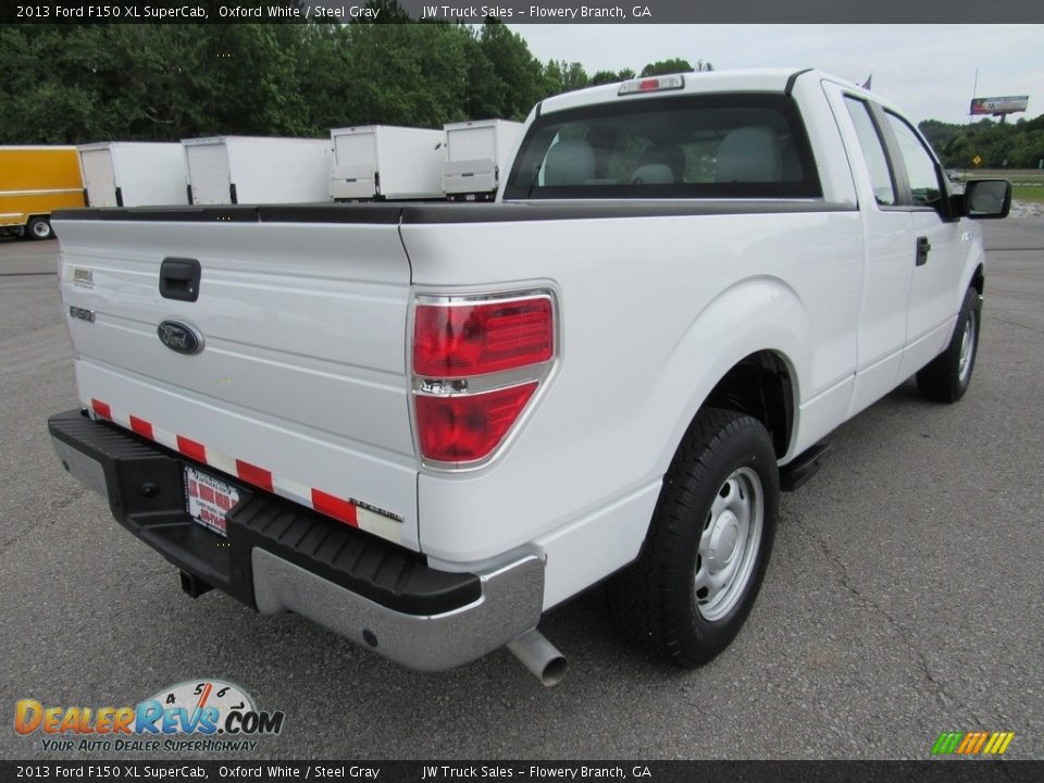 2013 Ford F150 XL SuperCab Oxford White / Steel Gray Photo #5