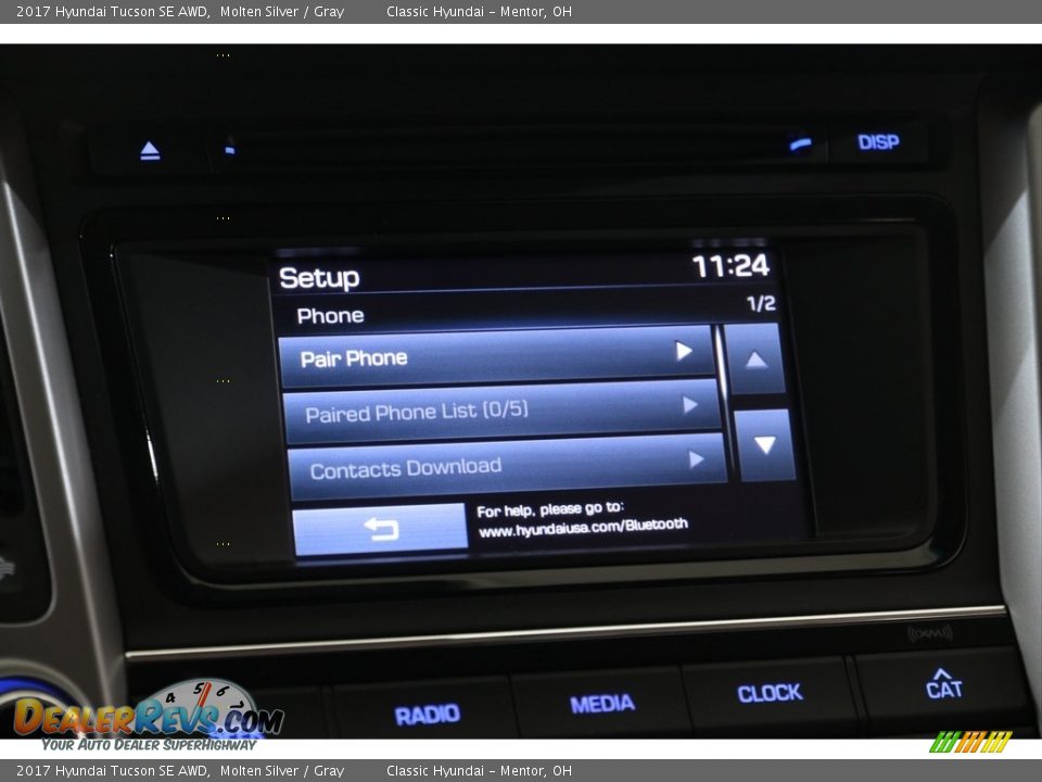 2017 Hyundai Tucson SE AWD Molten Silver / Gray Photo #11