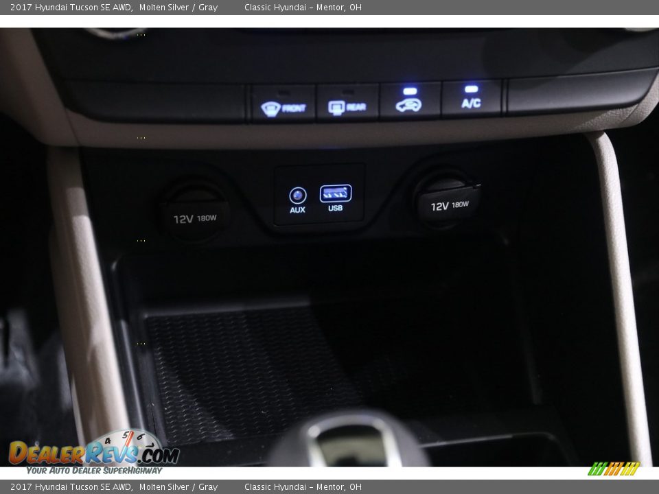 2017 Hyundai Tucson SE AWD Molten Silver / Gray Photo #12