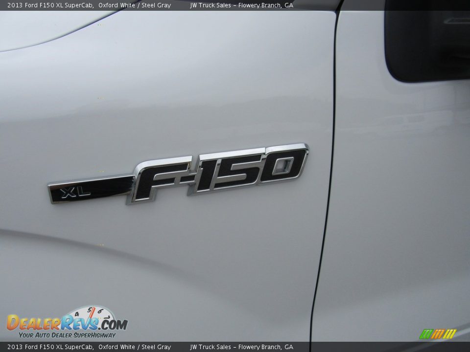 2013 Ford F150 XL SuperCab Oxford White / Steel Gray Photo #9