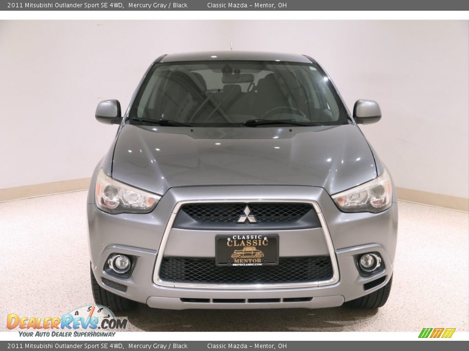 2011 Mitsubishi Outlander Sport SE 4WD Mercury Gray / Black Photo #2