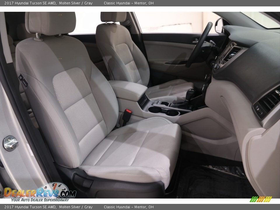2017 Hyundai Tucson SE AWD Molten Silver / Gray Photo #15