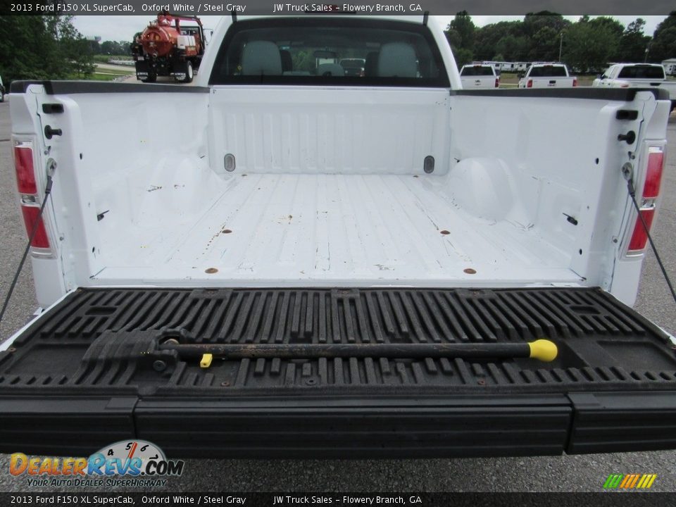 2013 Ford F150 XL SuperCab Oxford White / Steel Gray Photo #11