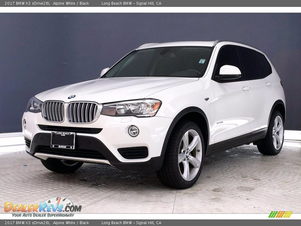 2017 BMW X3 sDrive28i Alpine White / Black Photo #12