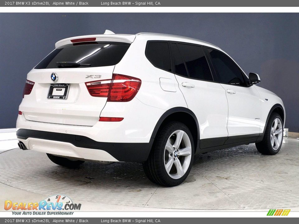 2017 BMW X3 sDrive28i Alpine White / Black Photo #13