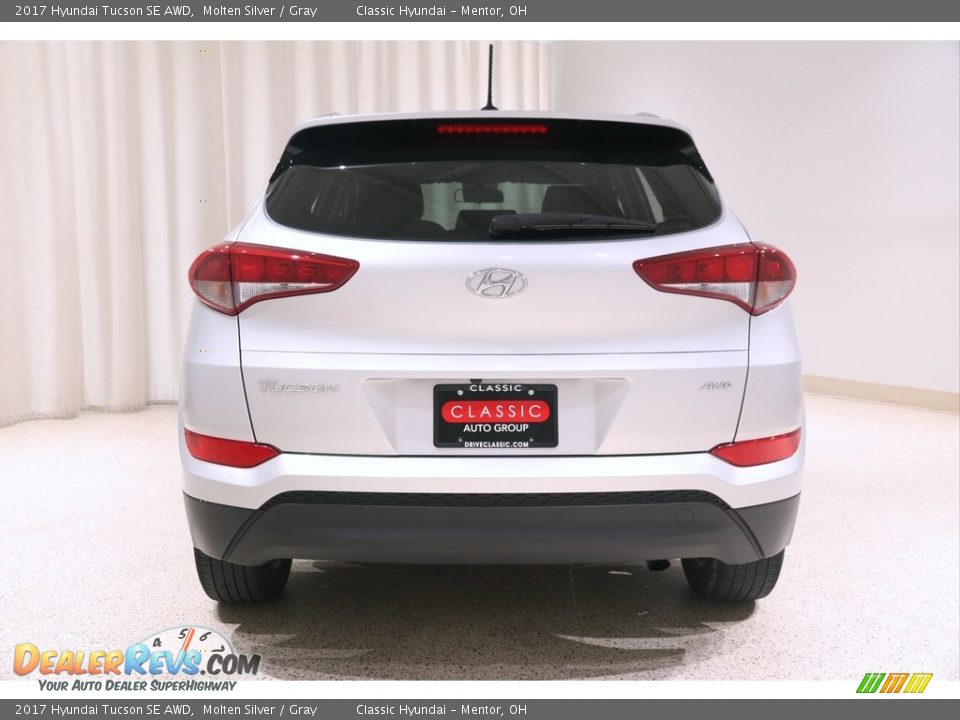 2017 Hyundai Tucson SE AWD Molten Silver / Gray Photo #18