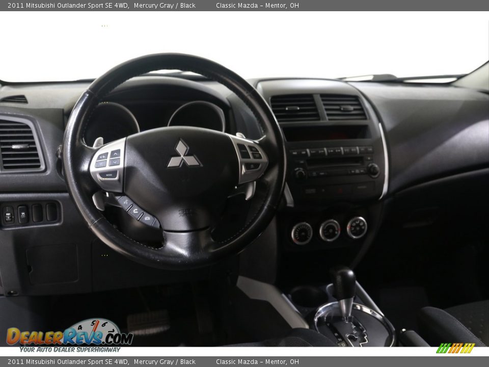 2011 Mitsubishi Outlander Sport SE 4WD Mercury Gray / Black Photo #6