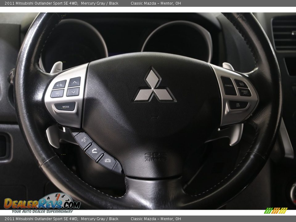 2011 Mitsubishi Outlander Sport SE 4WD Mercury Gray / Black Photo #7