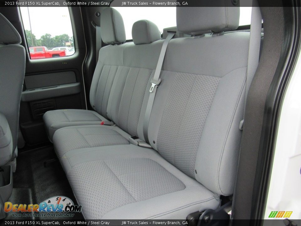 2013 Ford F150 XL SuperCab Oxford White / Steel Gray Photo #16