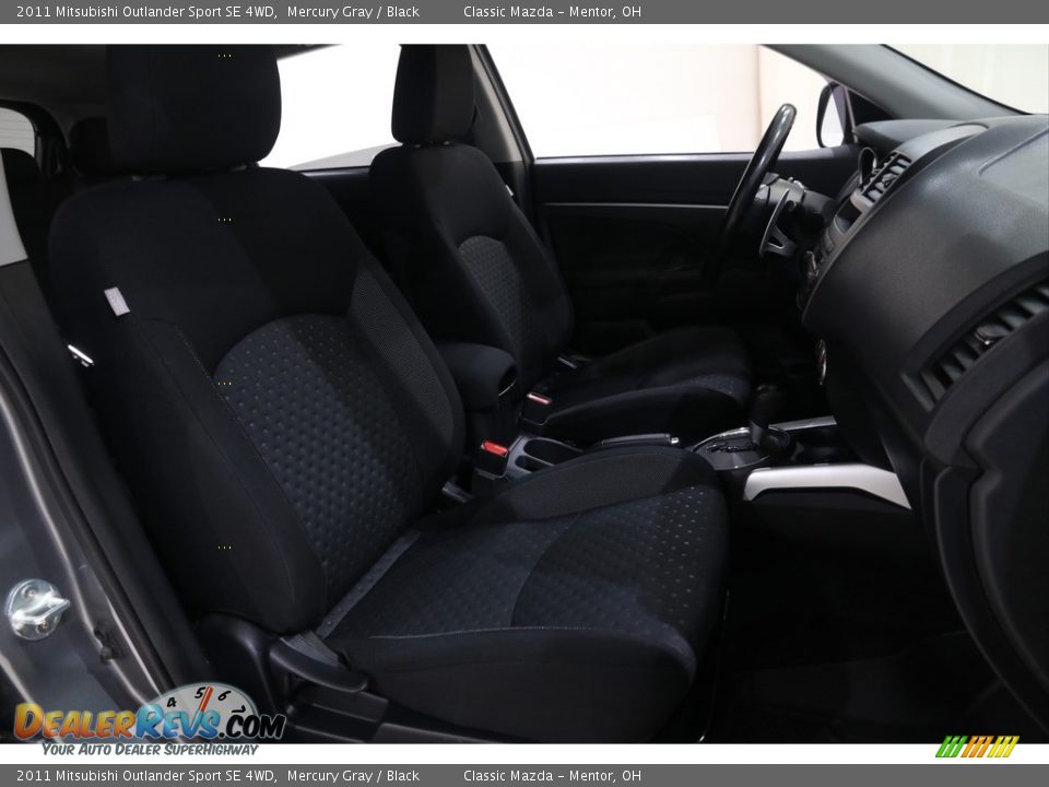 2011 Mitsubishi Outlander Sport SE 4WD Mercury Gray / Black Photo #13