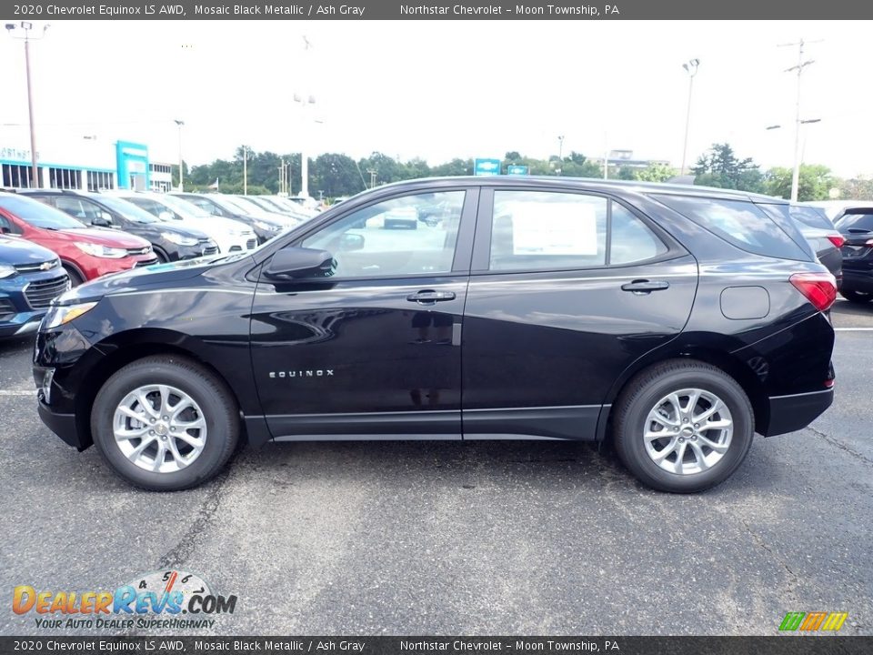 2020 Chevrolet Equinox LS AWD Mosaic Black Metallic / Ash Gray Photo #3