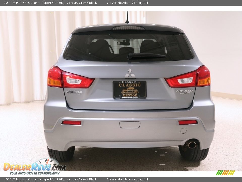 2011 Mitsubishi Outlander Sport SE 4WD Mercury Gray / Black Photo #16