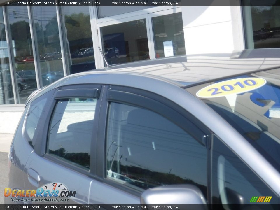 2010 Honda Fit Sport Storm Silver Metallic / Sport Black Photo #4