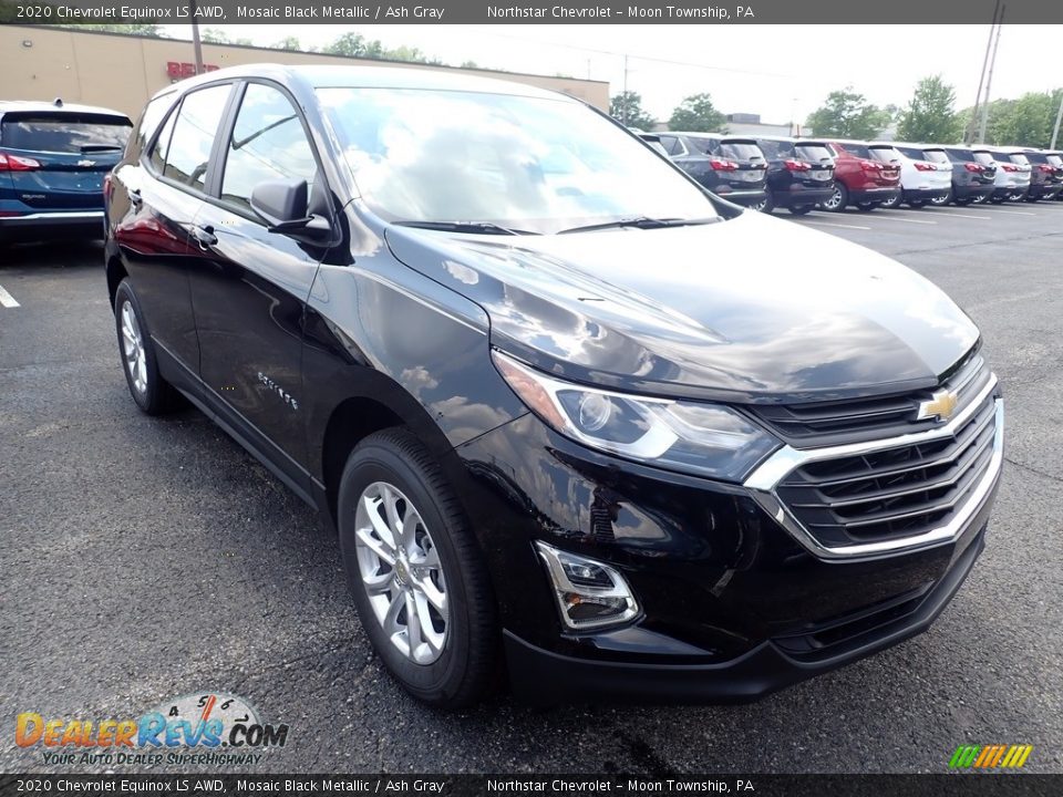 2020 Chevrolet Equinox LS AWD Mosaic Black Metallic / Ash Gray Photo #8