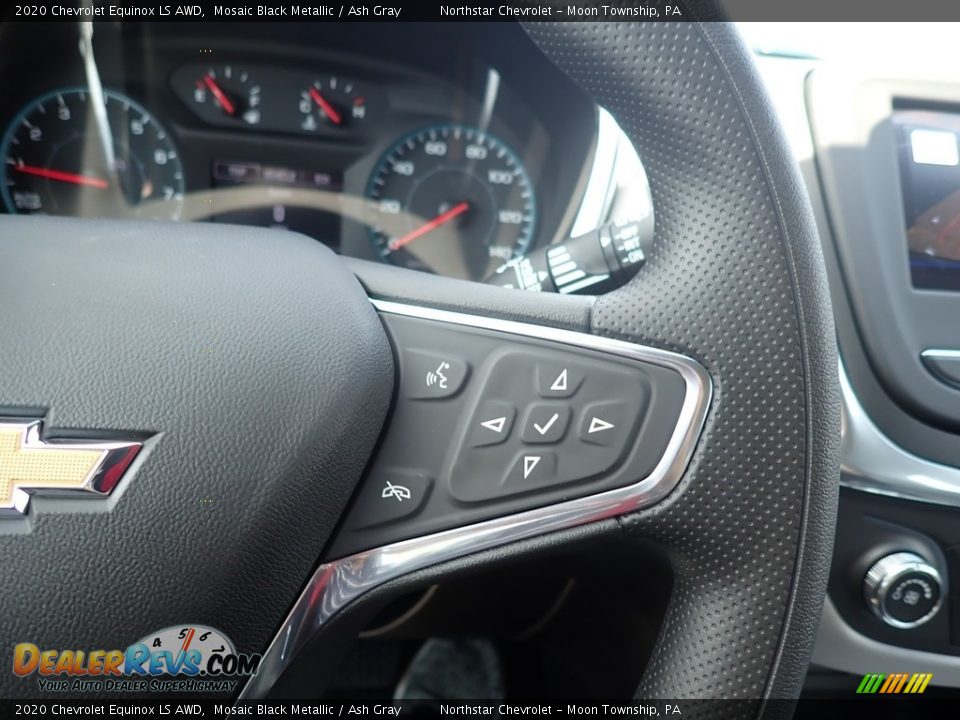 2020 Chevrolet Equinox LS AWD Mosaic Black Metallic / Ash Gray Photo #19