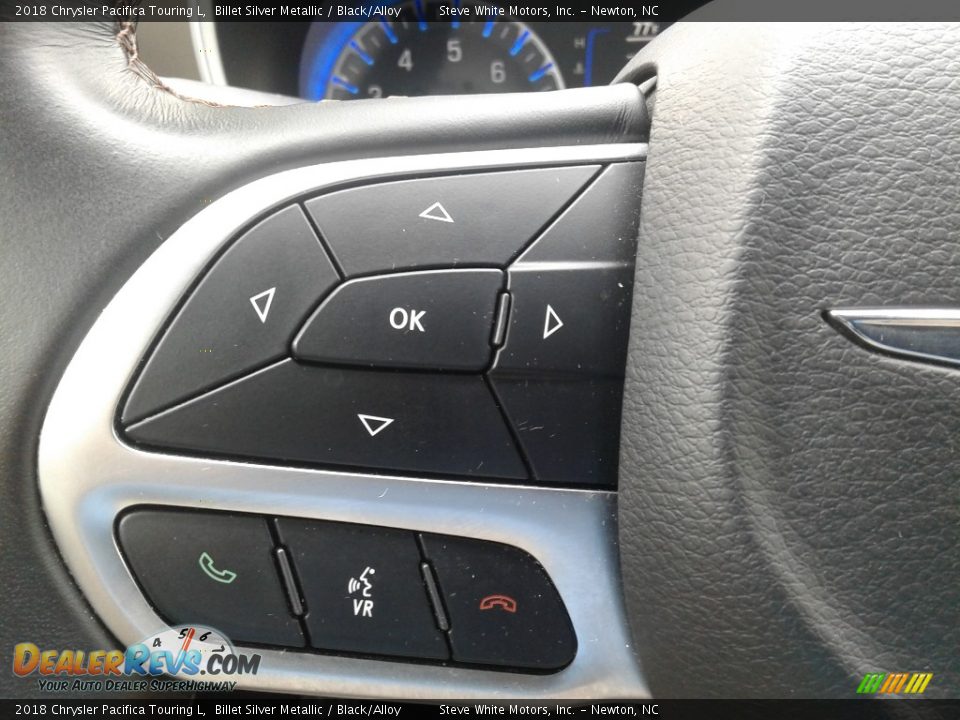 2018 Chrysler Pacifica Touring L Billet Silver Metallic / Black/Alloy Photo #19