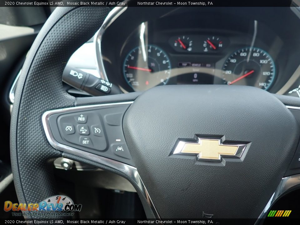2020 Chevrolet Equinox LS AWD Mosaic Black Metallic / Ash Gray Photo #20