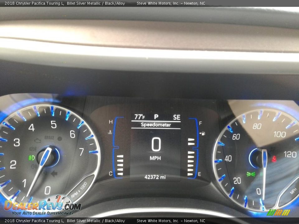 2018 Chrysler Pacifica Touring L Billet Silver Metallic / Black/Alloy Photo #21