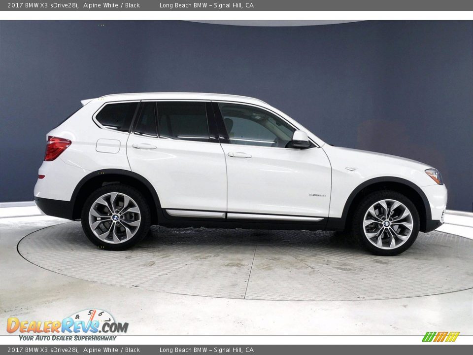 2017 BMW X3 sDrive28i Alpine White / Black Photo #14