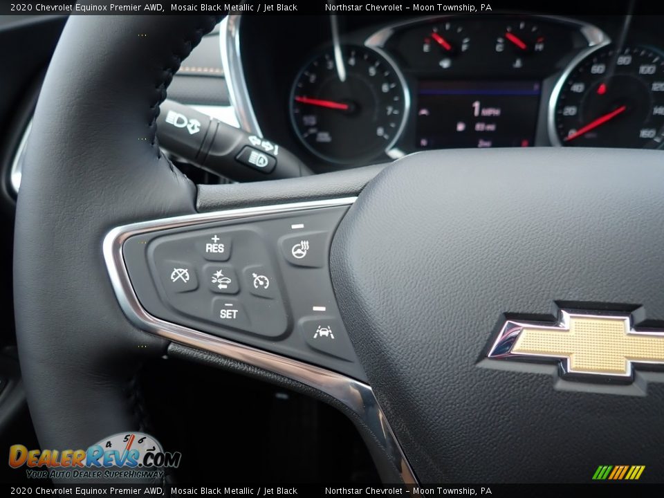 2020 Chevrolet Equinox Premier AWD Mosaic Black Metallic / Jet Black Photo #19
